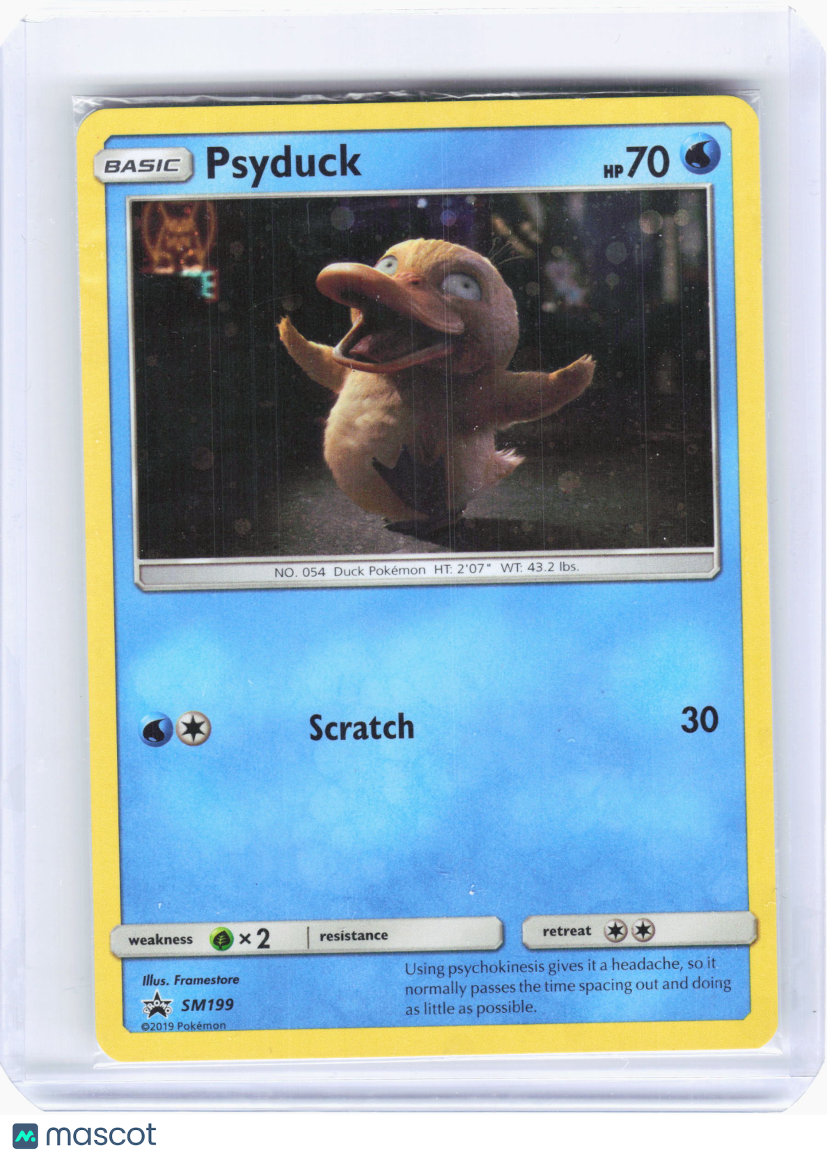 2019 Pokemon—Psyduck #SM199 SM Promos—Promo Nonholo [Sealed]