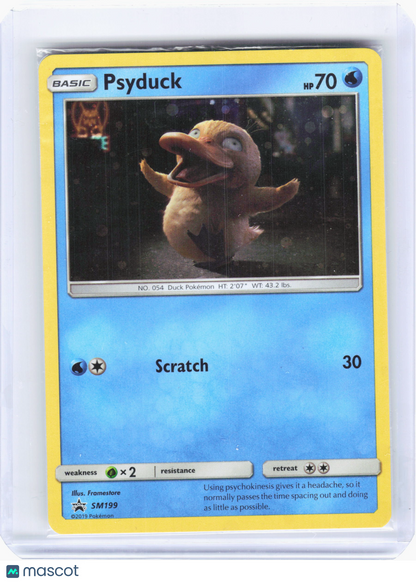 2019 Pokemon—Psyduck #SM199 SM Promos—Promo Nonholo [Sealed]