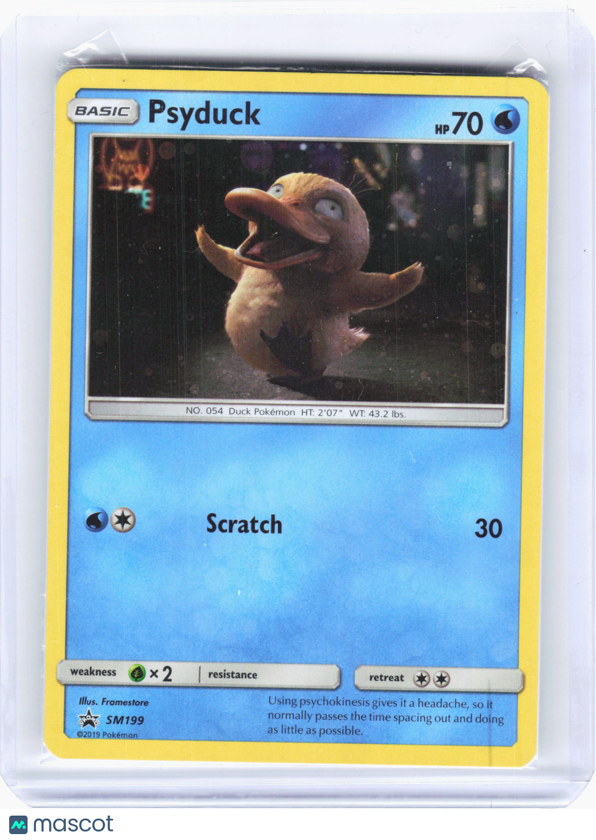 2019 Pokemon—Psyduck #SM199 SM Promos—Promo Nonholo [Sealed]