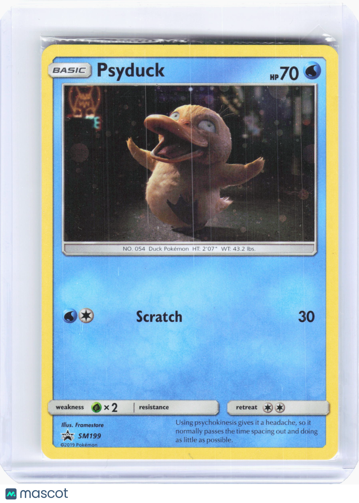 2019 Pokemon—Psyduck #SM199 SM Promos—Promo Nonholo [Sealed]