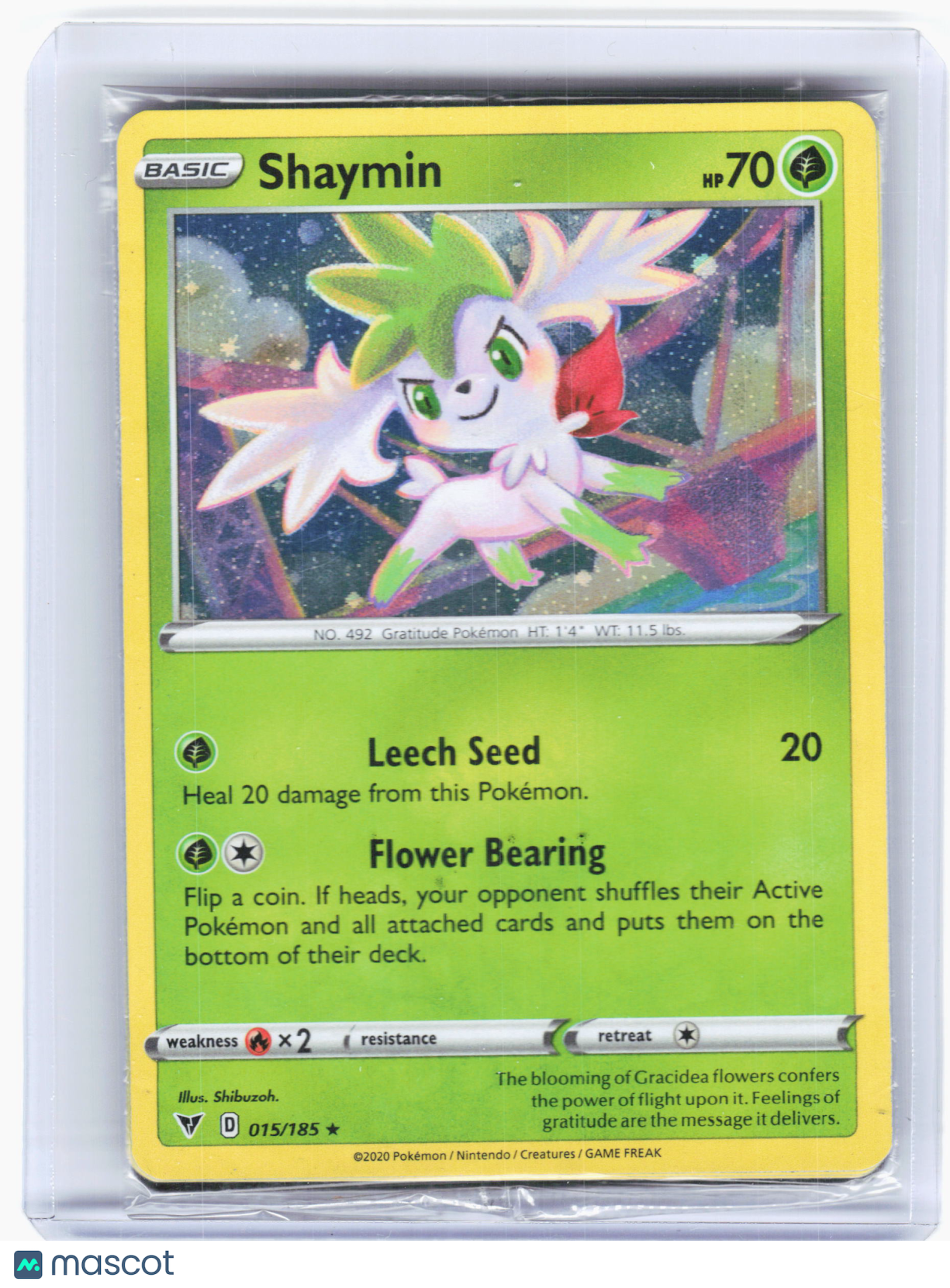 2020 Pokemon—Shaymin #15 Miscellaneous Cards & Products—Holo Rare [Sealed]