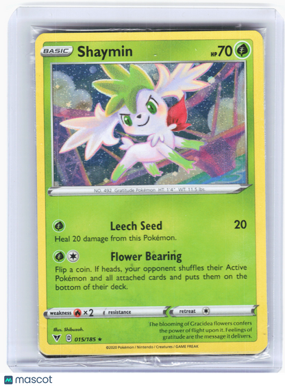 2020 Pokemon—Shaymin #15 Miscellaneous Cards & Products—Holo Rare [Sealed]