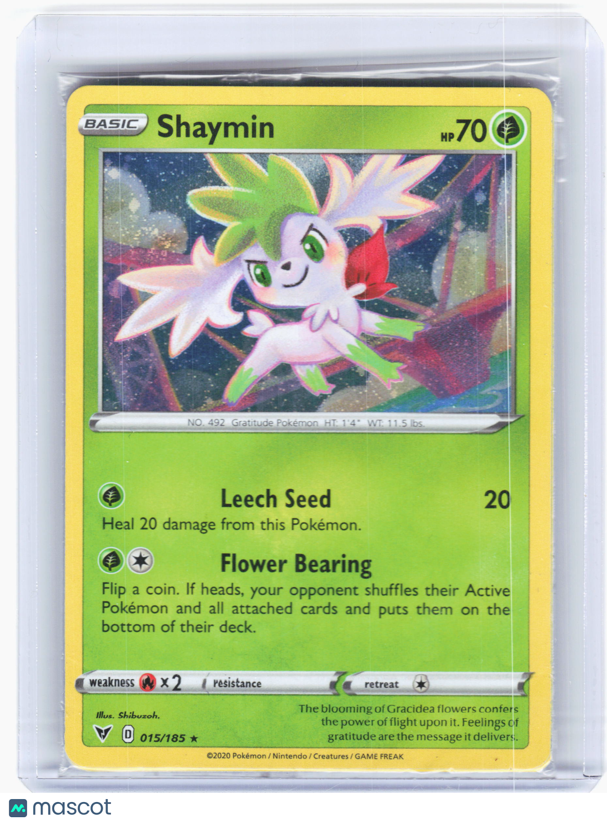 2020 Pokemon—Shaymin #15 Miscellaneous Cards & Products—Holo Rare [Sealed]