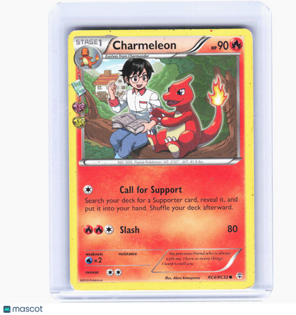 2016 Pokemon—Charmeleon #RC4/RC32 Generations: RC—Common Non-Foil (DMG)