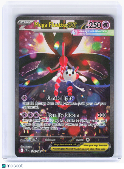 2026 Pokemon—Mega Floette ex #117/86 Chaos Rising—Special Illustration Rare Holo