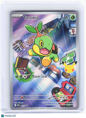 2026 Pokemon—Turtwig #MEP EN 040 Mega Evolution Promo Card—Black Star Promo Foil