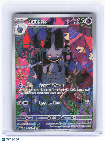2026 Pokemon—Banette #234/217 Ascended Heroes—Illustration Rare Foil
