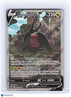 2022 Pokemon—Regidrago V (Alt Full Art) #184/195 Silver Tempest—Ultra Rare Foil