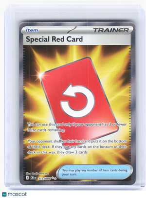 2026 Pokemon—Special Red Card #113 Chaos Rising—Ultra Rare Holo