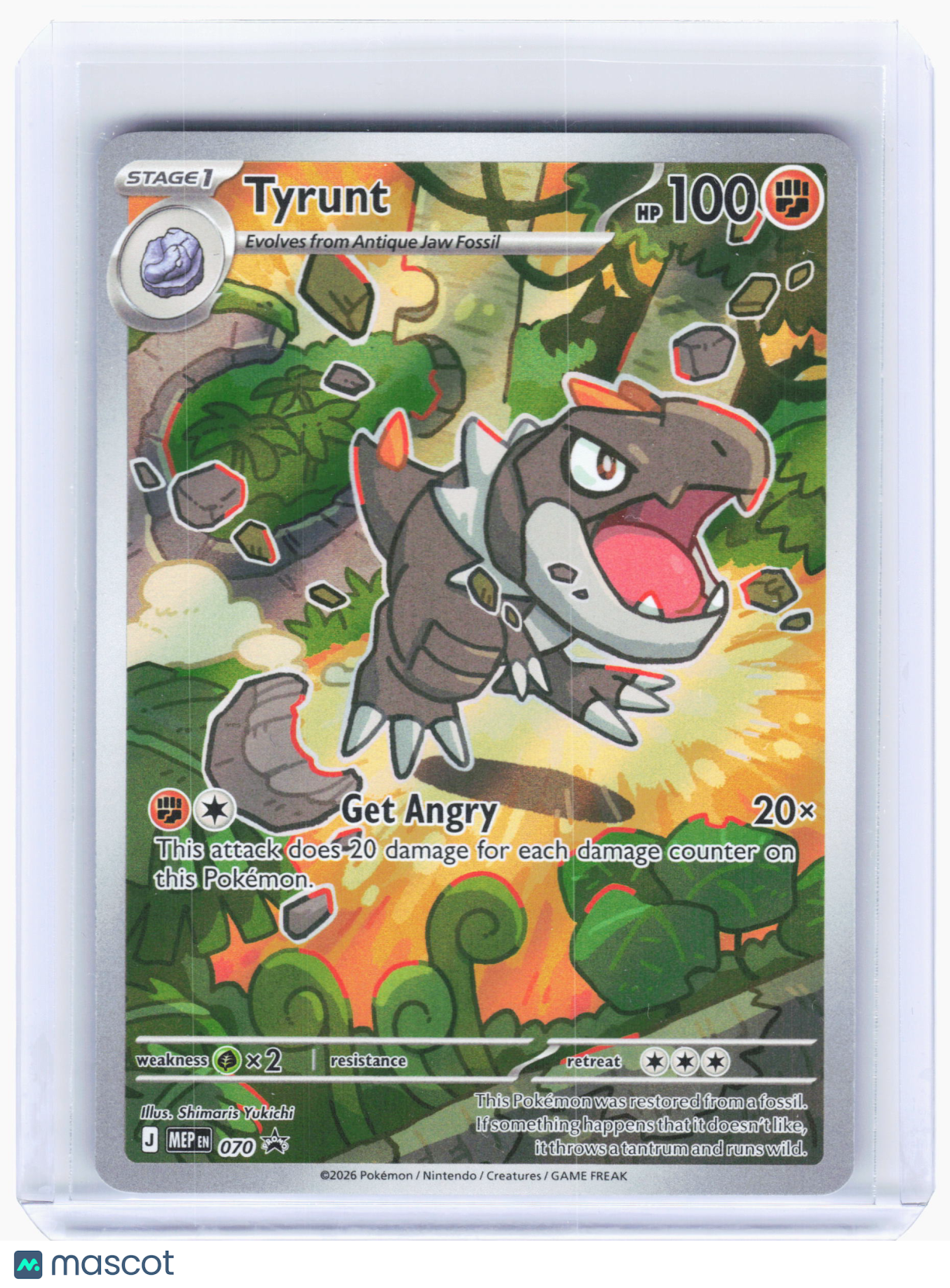 2026 Pokemon—Tyrunt #070 Mega Evolution Promo—Black Star Promo Holo