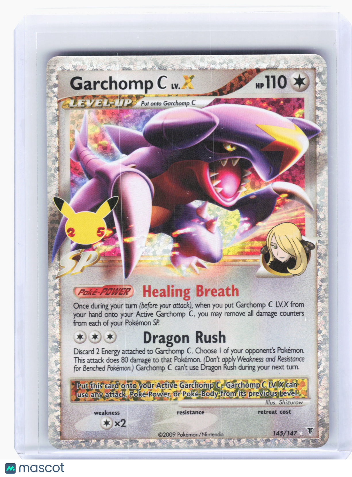 2021 Pokemon—Garchomp C LV.X #145 CCC—Ultra Rare Holo