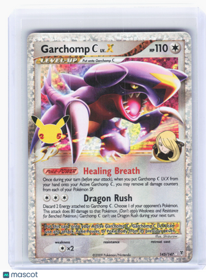 2021 Pokemon—Garchomp C LV.X #145 CCC—Ultra Rare Holo