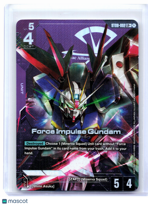 2026 Gundam—Force Impulse Gundam #ST09-002 Destiny Ignition—Legend Rare+ Foil