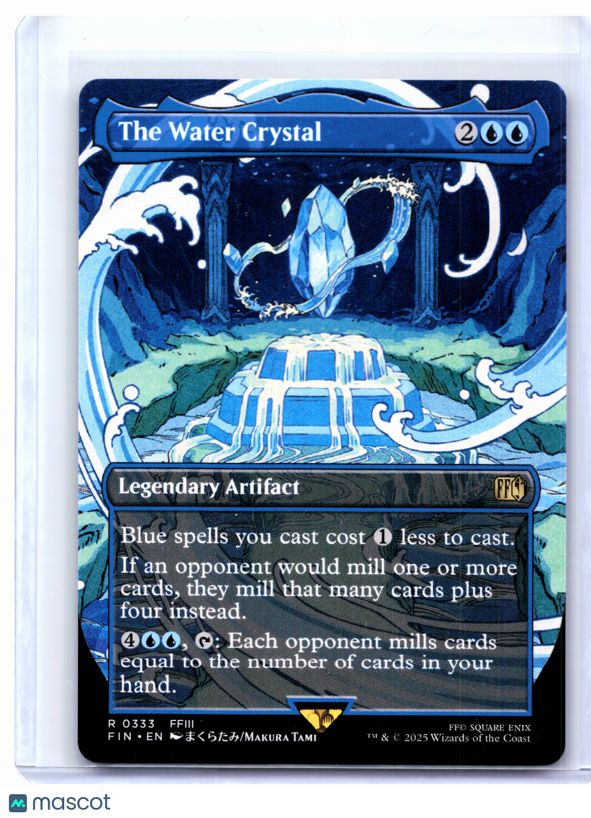 2025 Magic: TG—The Water Crystal (Borderless) #0333 FINAL FANTASY—Rare Nonfoil