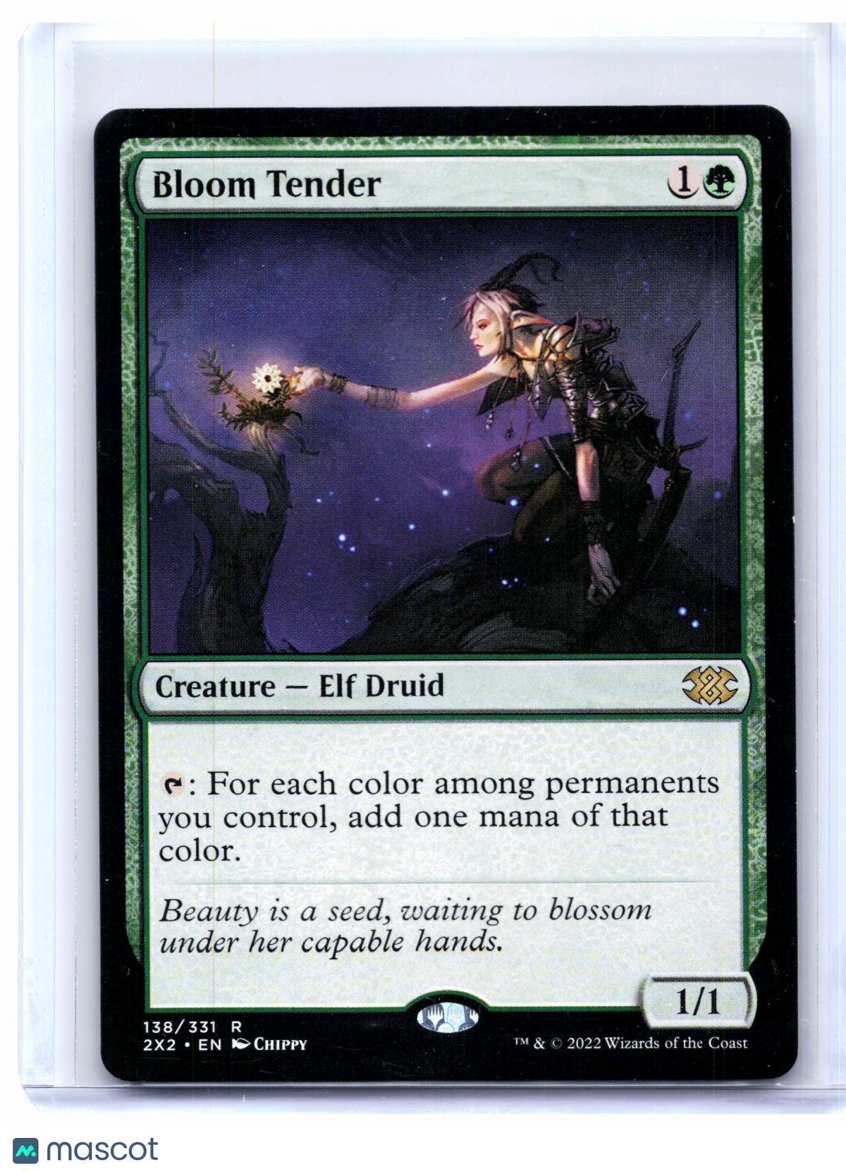 2022 Magic: The Gathering—Bloom Tender #138 Double Masters 2022—Rare Nonfoil