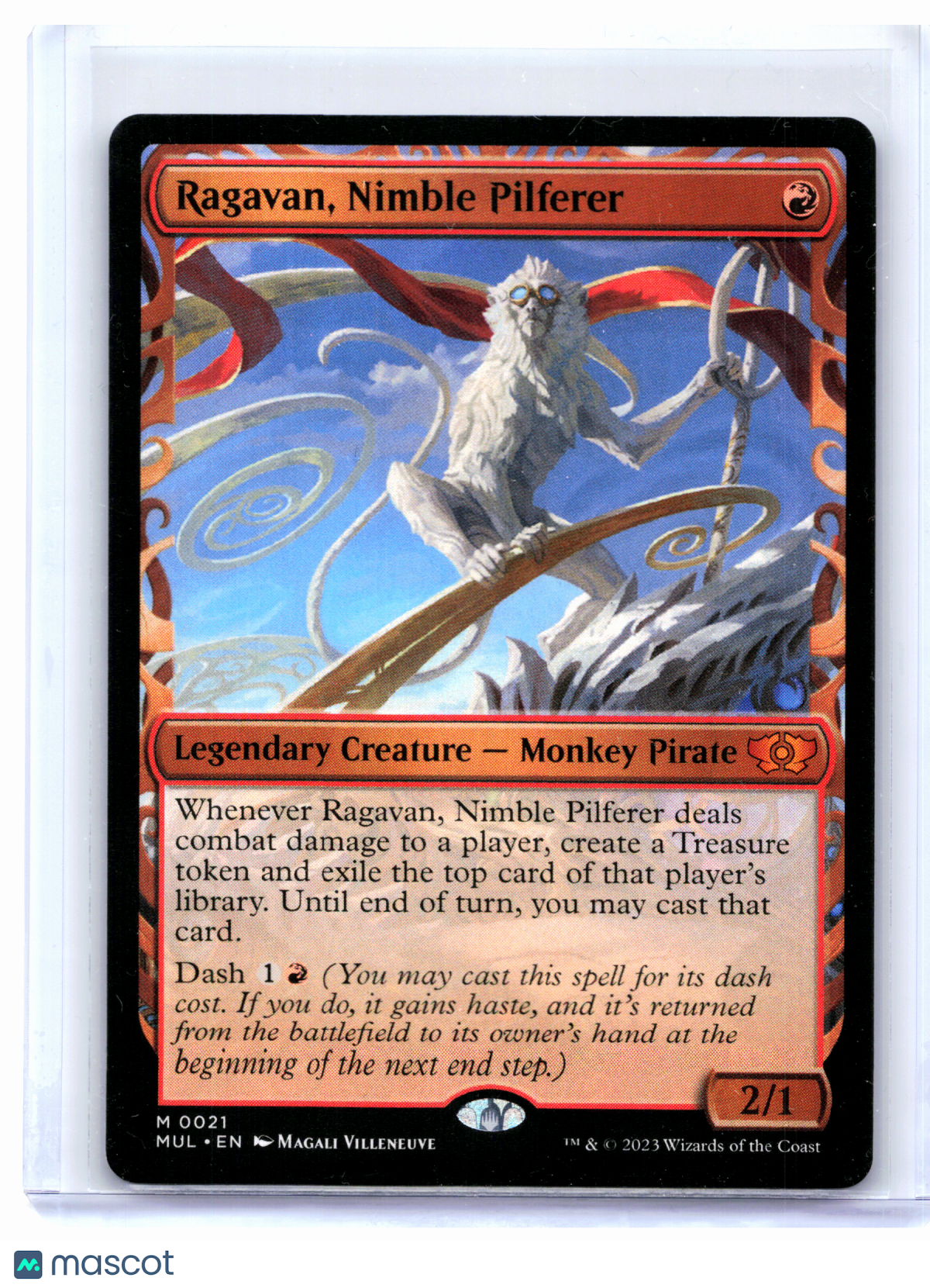 2023 Magic: TG—Ragavan, Nimble Pilferer #0021 Multiverse Legends—Mythic Nonfoil