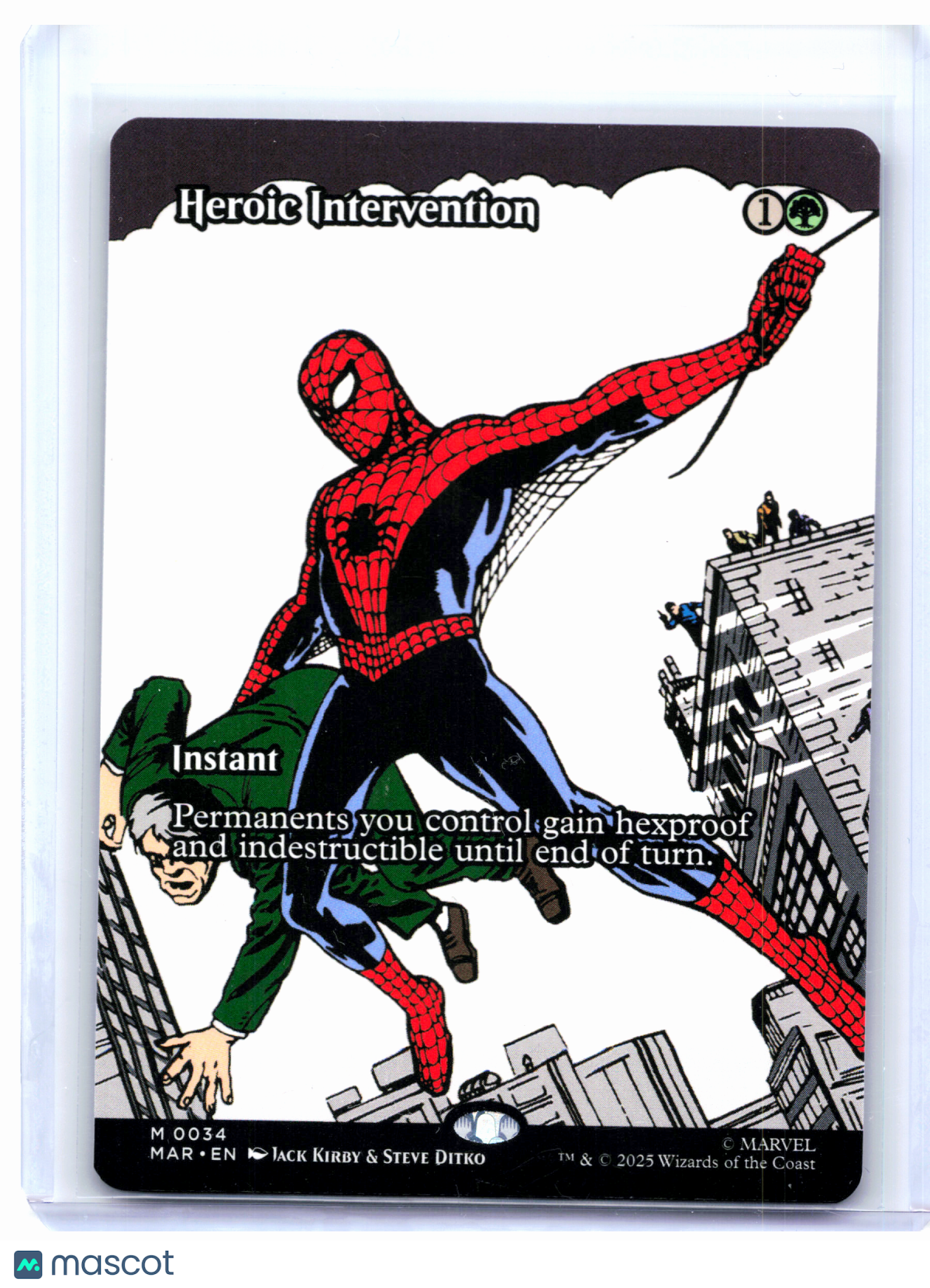 2025 Magic: TG—Heroic Intervention (Borderless) #0034 MAR—Mythic Nonfoil