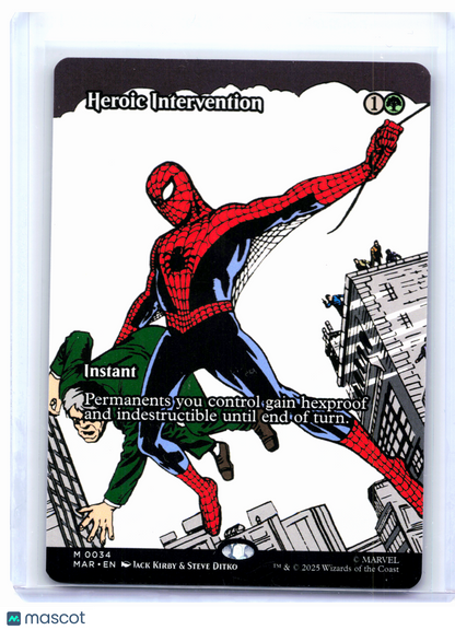 2025 Magic: TG—Heroic Intervention (Borderless) #0034 MAR—Mythic Nonfoil
