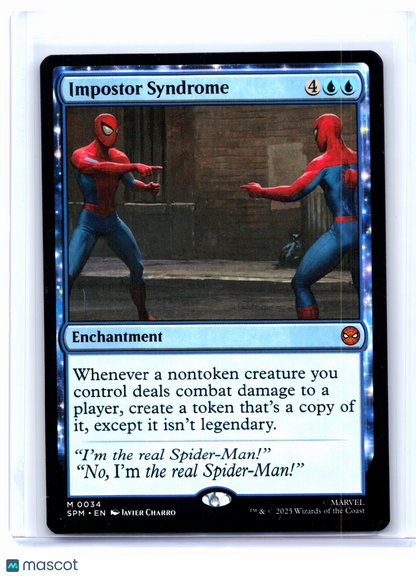 2025 Magic: TG—Impostor Syndrome #0034 Marvel's Spider-Man—Mythic Nonfoil
