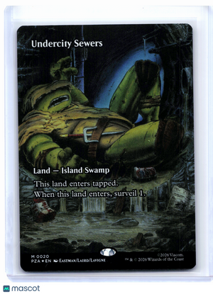 2026 Magic: The Gathering—Undercity Sewers (Borderless) #0020 PZA—Mythic Foil