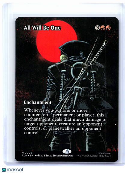 2026 Magic: The Gathering—All Will Be One (Borderless) #0008 PZA—Mythic Nonfoil