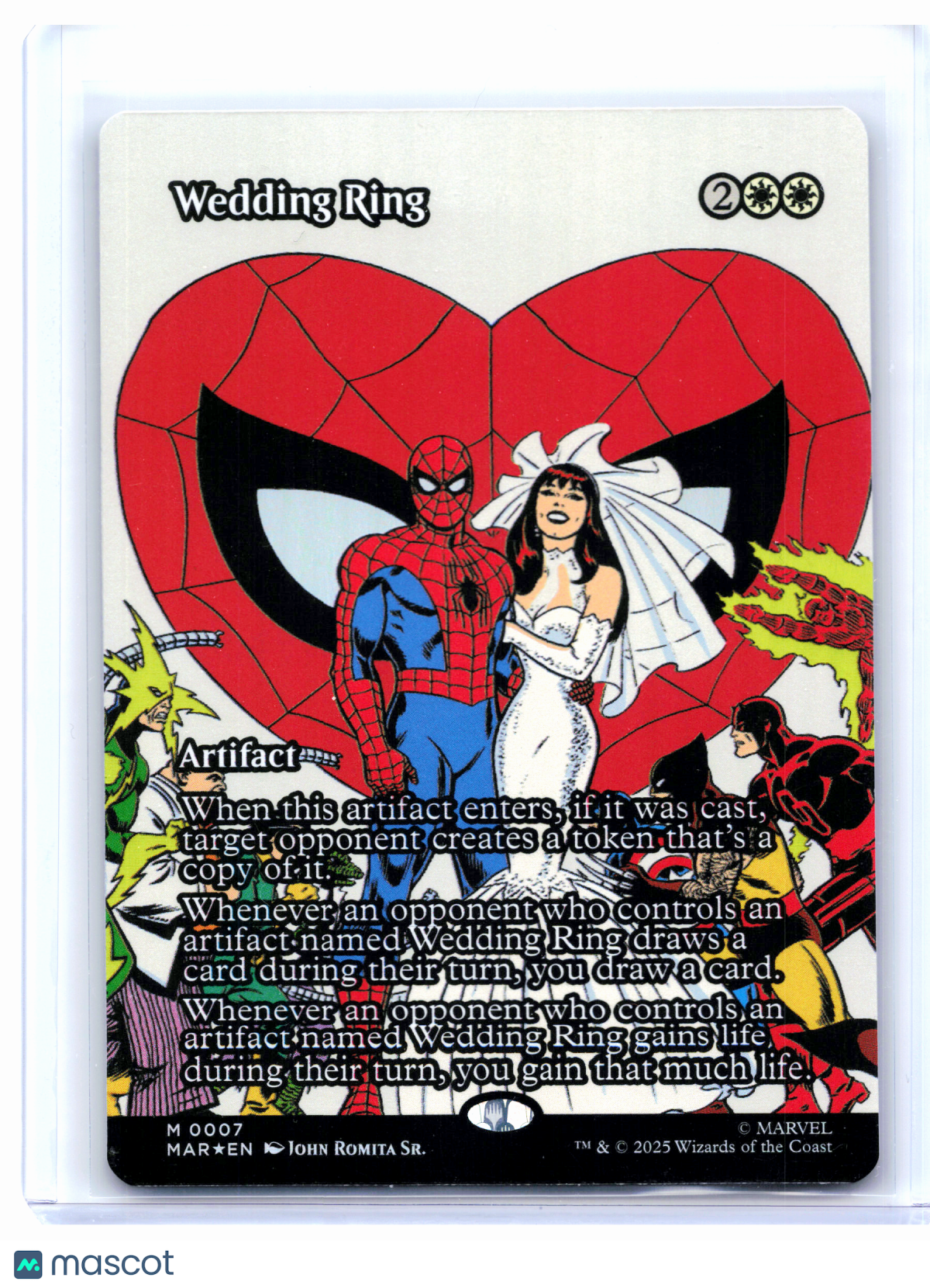 2025 Magic: TG—Wedding Ring (Borderless) #007 Marvel Source Material—Mythic Foil