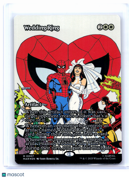 2025 Magic: TG—Wedding Ring (Borderless) #007 Marvel Source Material—Mythic Foil