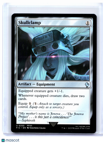 2025 Magic: TG—Skullclamp #0355 FINAL FANTASY Commander—Uncommon Nonfoil