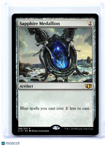 2014 Magic: The Gathering—Sapphire Medallion #266 Commander 2014—Rare Nonfoil
