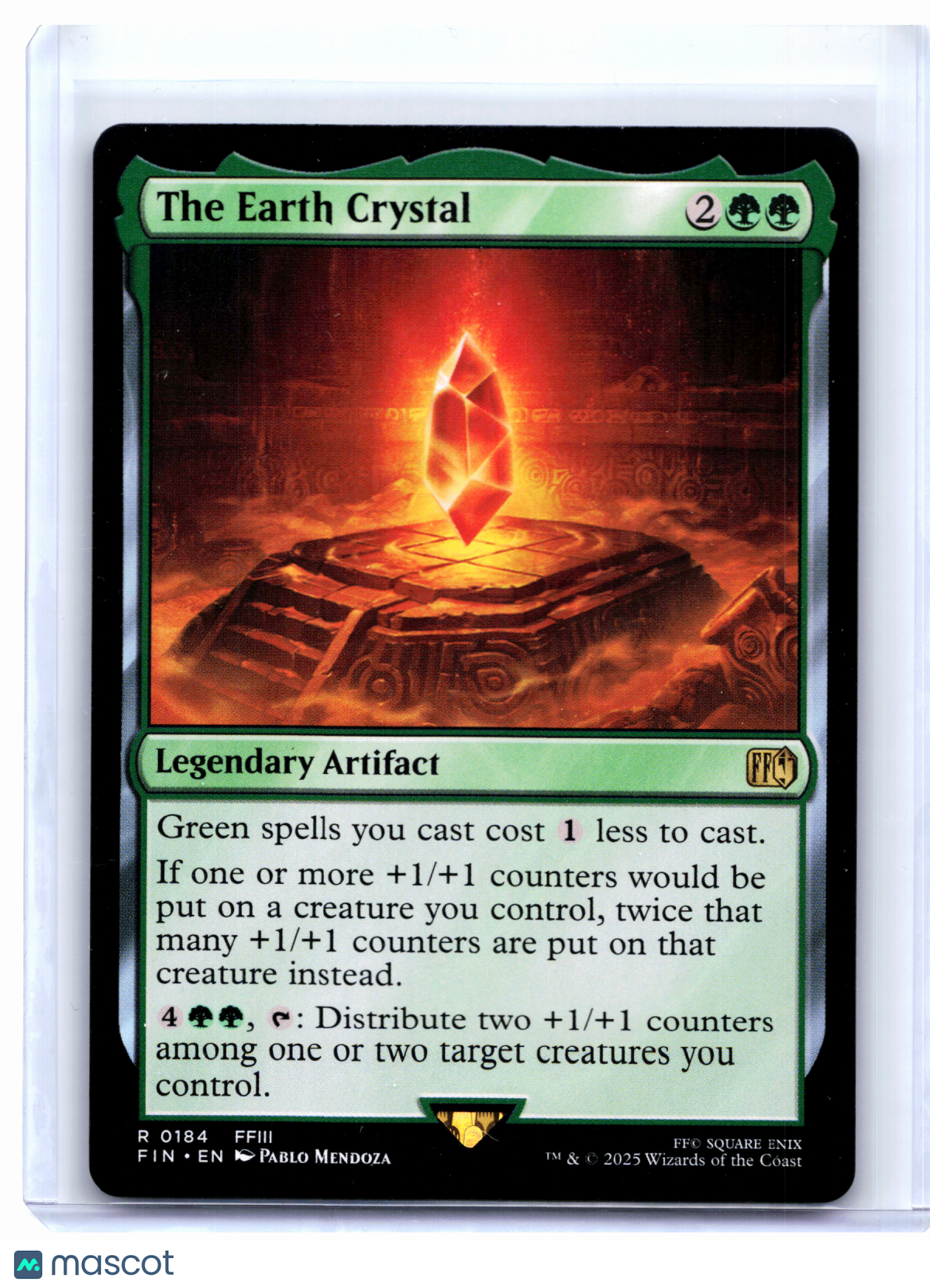 2025 Magic: The Gathering—The Earth Crystal #0184 FINAL FANTASY—Rare Nonfoil