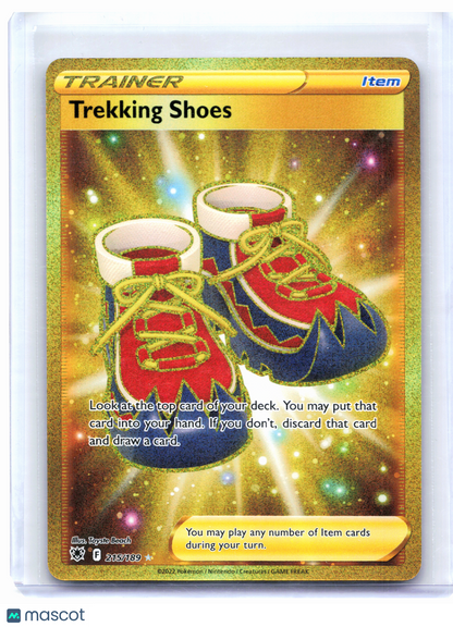2022 Pokemon—Trekking Shoes (Secret) #215/189 Astral Radiance—Secret Rare Holo