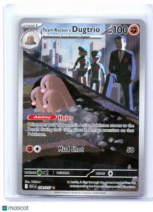 2026 Pokemon—Team Rocket's Dugtrio #239/217 Ascended Heroes—Illustration Rare