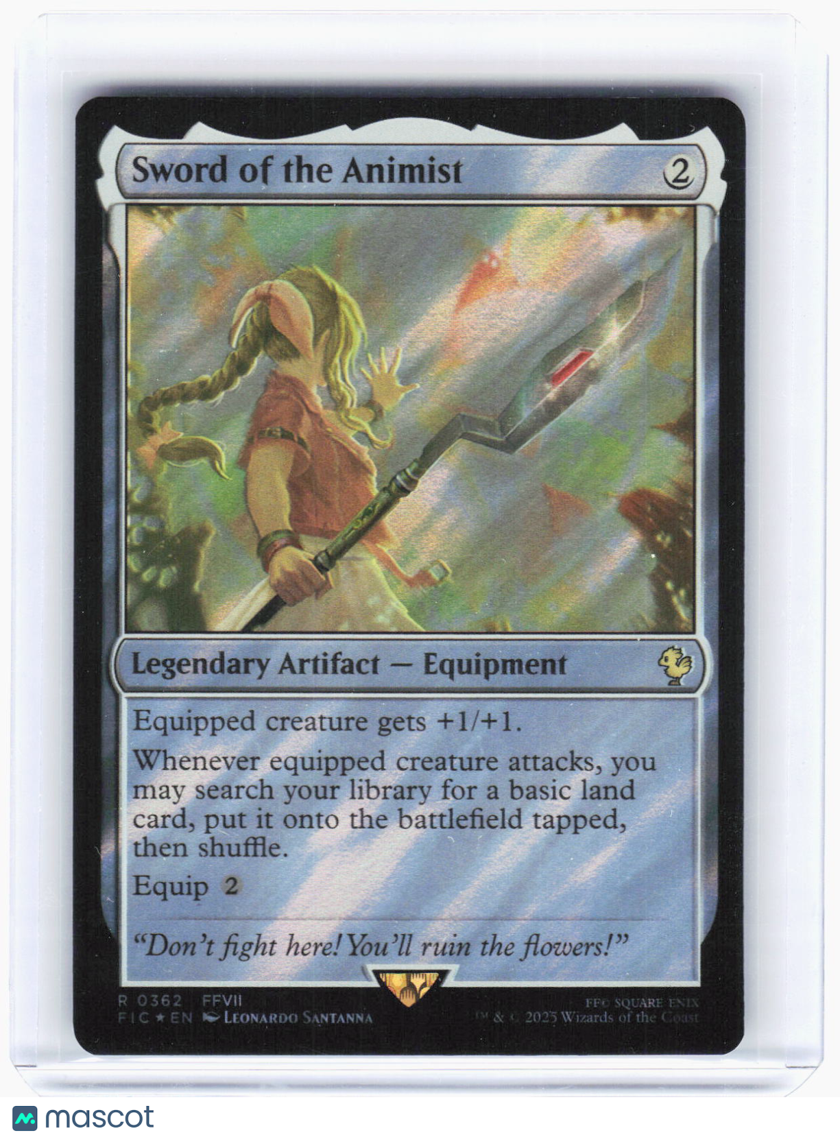 2023 Magic: The Gathering—Sword of the Animist (Surge Foil) #362 (FIC)—Rare Foil