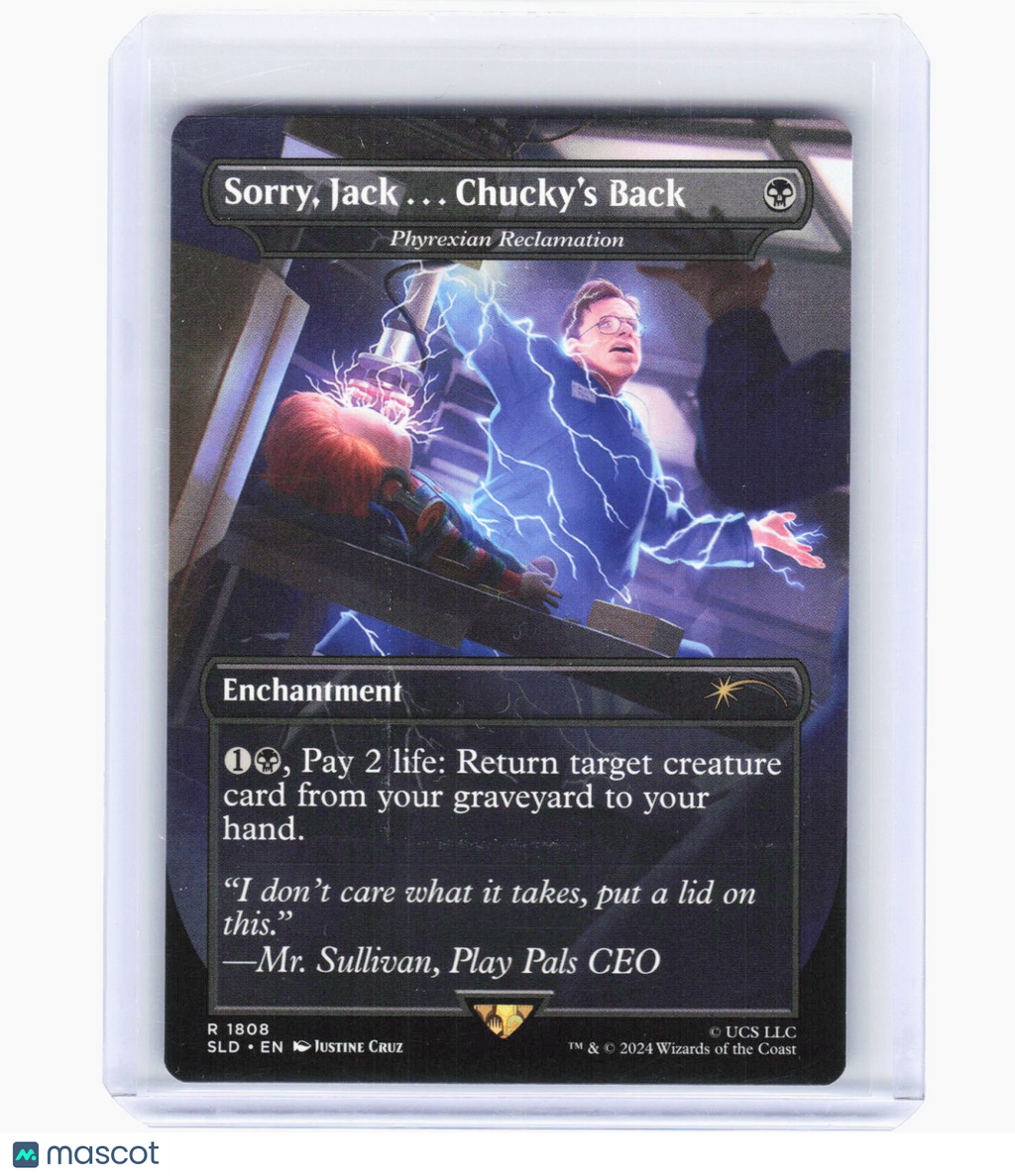 2024 Magic: The Gathering—Sorry, Jack. . Chucky's Back #1808 (SLD)—Rare Non-Foil