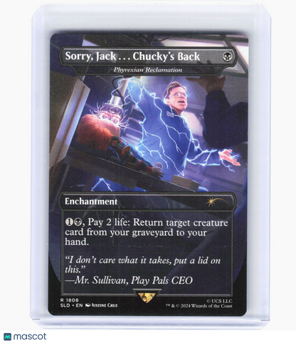 2024 Magic: The Gathering—Sorry, Jack. . Chucky's Back #1808 (SLD)—Rare Non-Foil