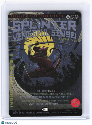 2024 Magic: The Gathering—Splinter, Vengeful Sensei #2374 (SLD)—Rare Foil