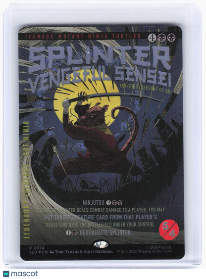 2024 Magic: The Gathering—Splinter, Vengeful Sensei #2374 (SLD)—Rare Foil