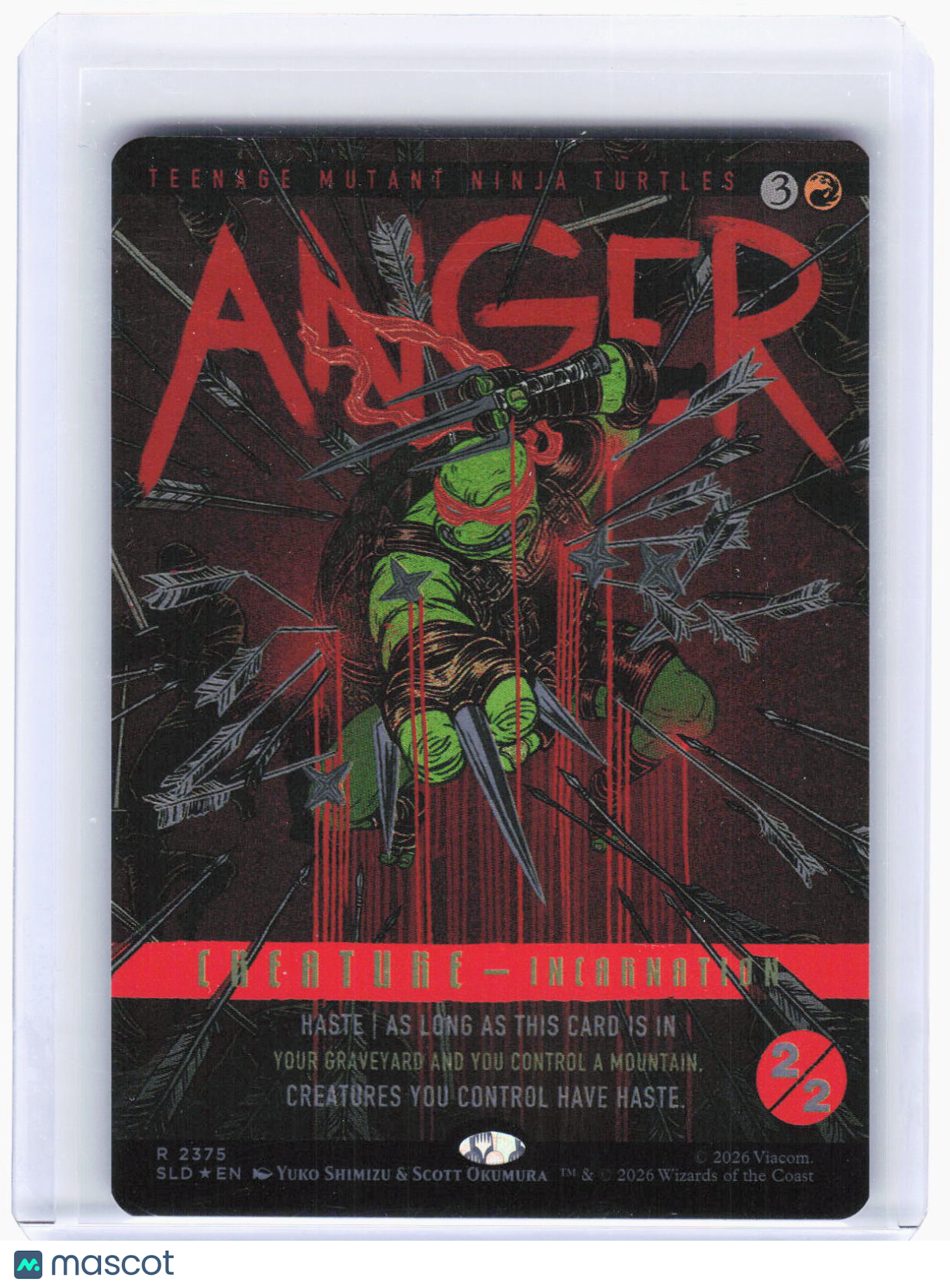 2024 Magic: The Gathering—Anger #2375 Secret Lair Drop Series—Rare Foil