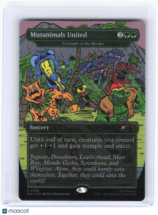 2024 Magic: The Gathering—Mutanimals United #2366 (SLD)—Rare Foil