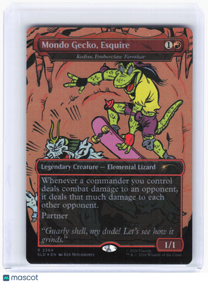2024 Magic: The Gathering—Mondo Gecko, Esquire #2364 (SLD)—Rare Foil
