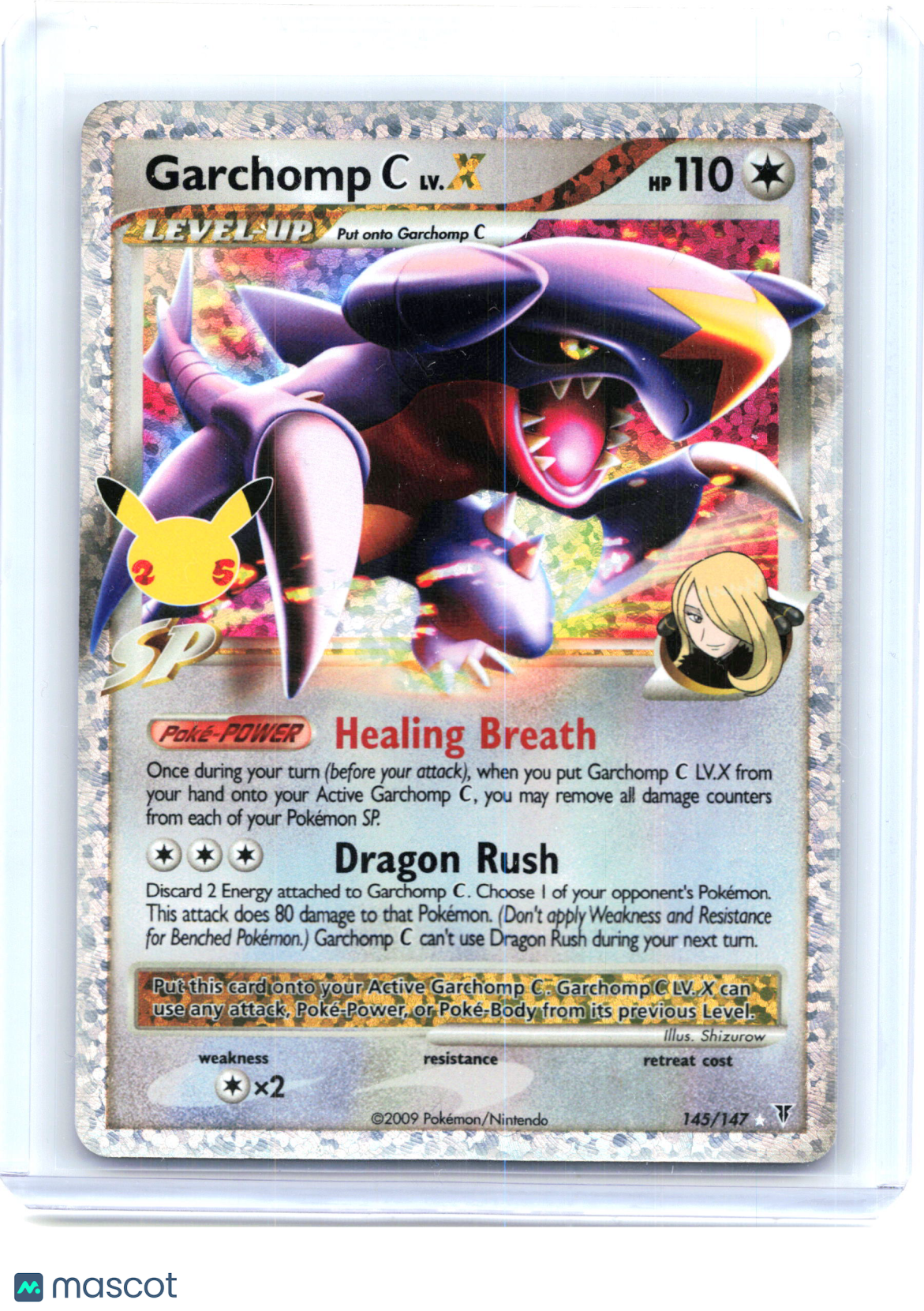 2021 Garchomp C LV.X #145/147 Celebrations—Classic Collection Holo [LP]