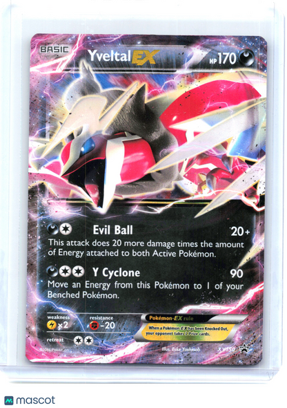 2016 Pokemon—Yveltal EX #XY150 XY Promos—Black Star Promo Holo [Heavily Played]