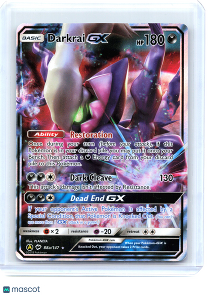 2018 Pokemon—Darkrai GX #88a/147 Alternate Art Promos—Promo Holo[Heavily Played]