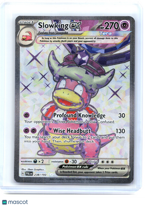 2023 Pokemon—Slowking ex #238/193 Paldea Evolved—Ultra Rare Holo
