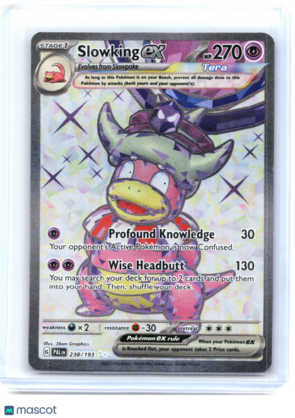 2023 Pokemon—Slowking ex #238/193 Paldea Evolved—Ultra Rare Holo