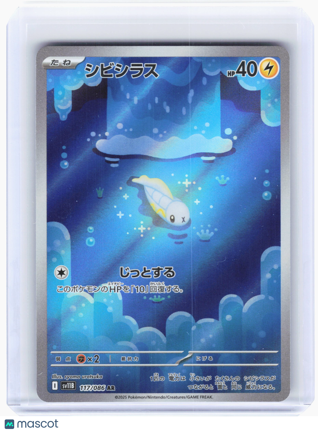 2025 Pokemon—Tynamo #117 Black Bolt—Art Rare Holo Japanese