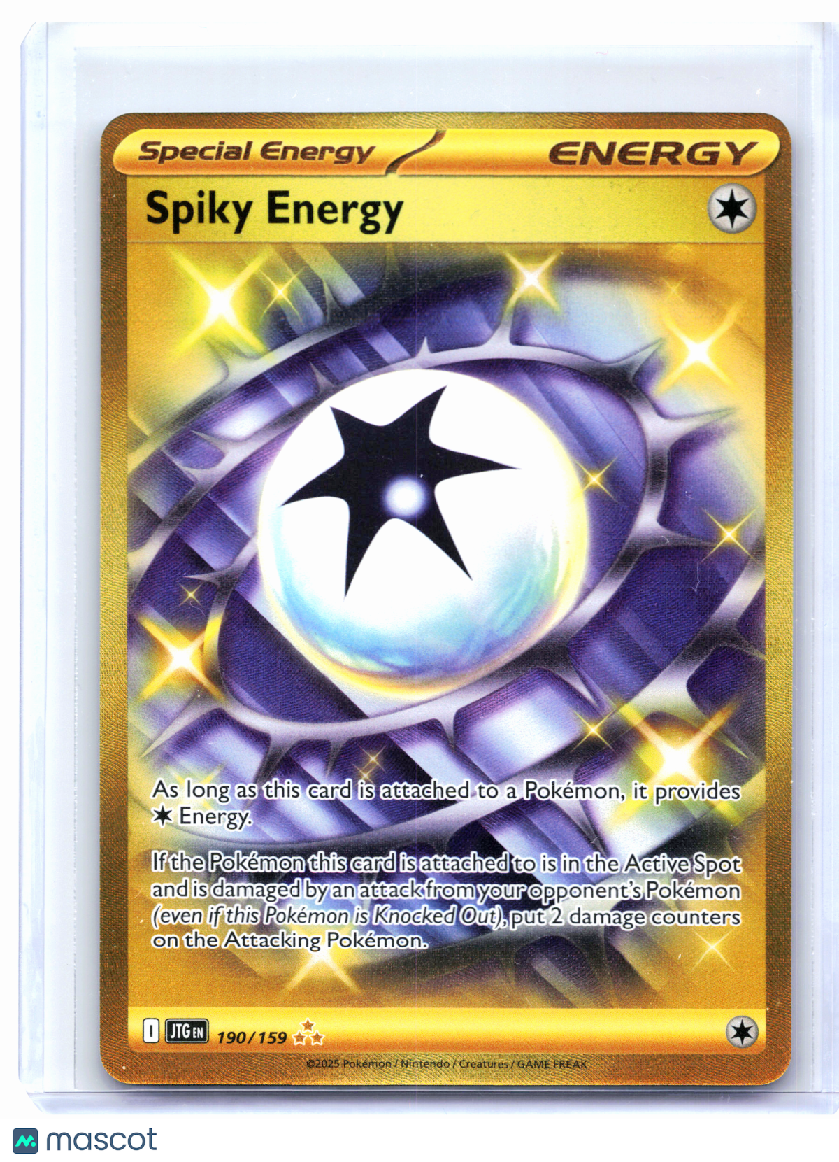 2025 Pokemon—Spiky Energy #190/159 Journey Together—Hyper Rare Holo