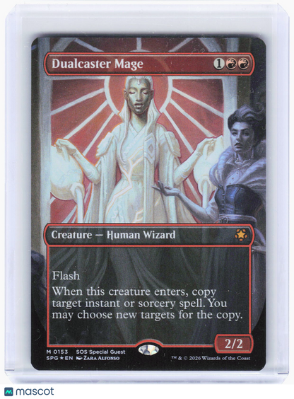 2024 Magic: The Gathering—Dualcaster Mage (Borderless) #153 (SPG)—Mythic Foil