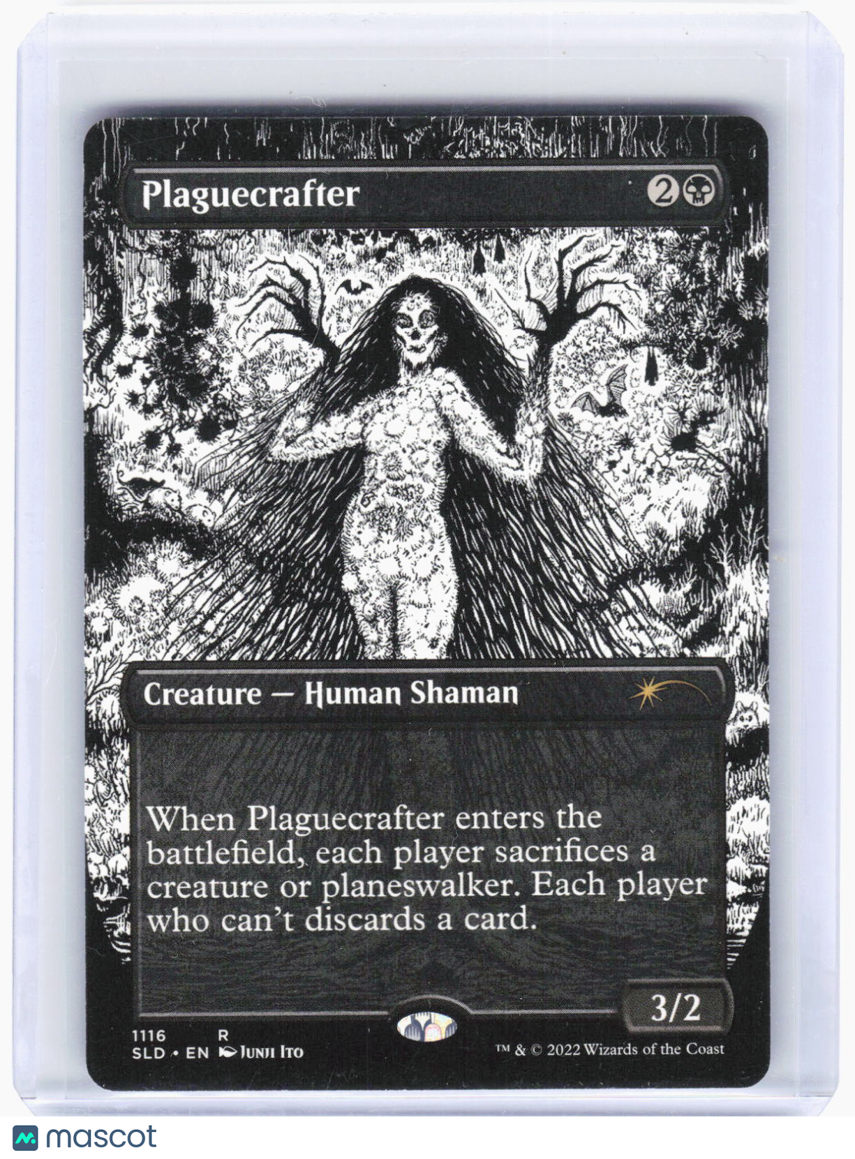 2022 Magic: The Gathering—Plaguecrafter (Borderless) #1116 (SLD)—Rare Non-Foil