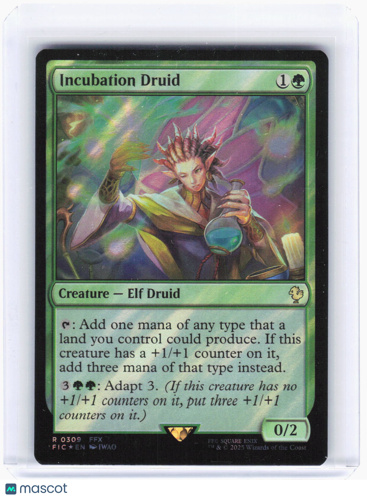 2023 Magic: The Gathering—Incubation Druid (Surge Foil) #309 (FIC)—Rare Foil